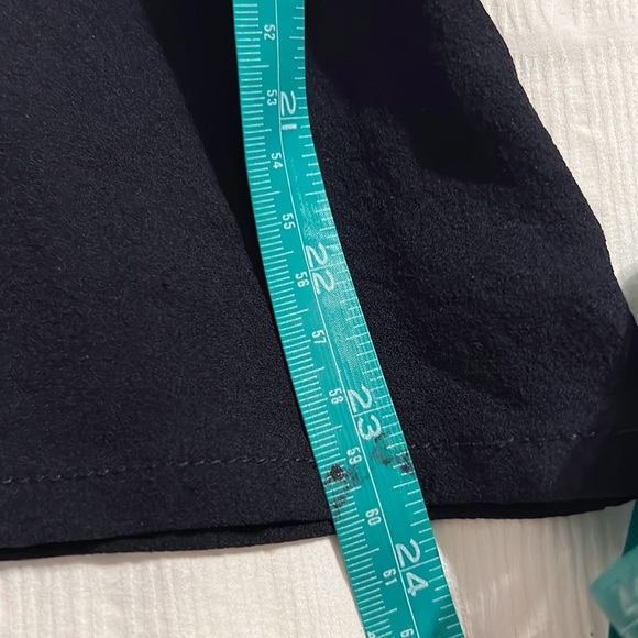 Tory Burch Navy Blue Tank Blue Layered Ruffles down front Classic Simple Beauty - Picture 12 of 13